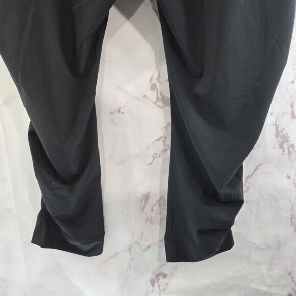 Coolibar Pants Womens Large Black Jogger Crop Drawstring Pull On Ruched - Picture 8 of 13